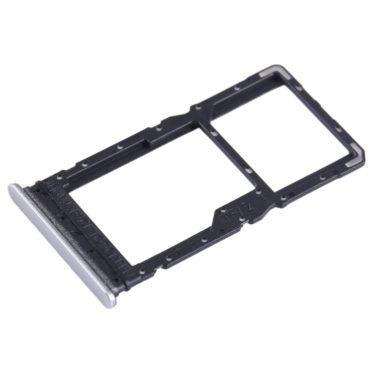 For Xiaomi Redmi 12 4G SIM Card Tray + SIM Card Tray / Micro SD Card Tray (Silver) - Card Tray by PMC TechLife | Online Shopping South Africa | PMC TechLife