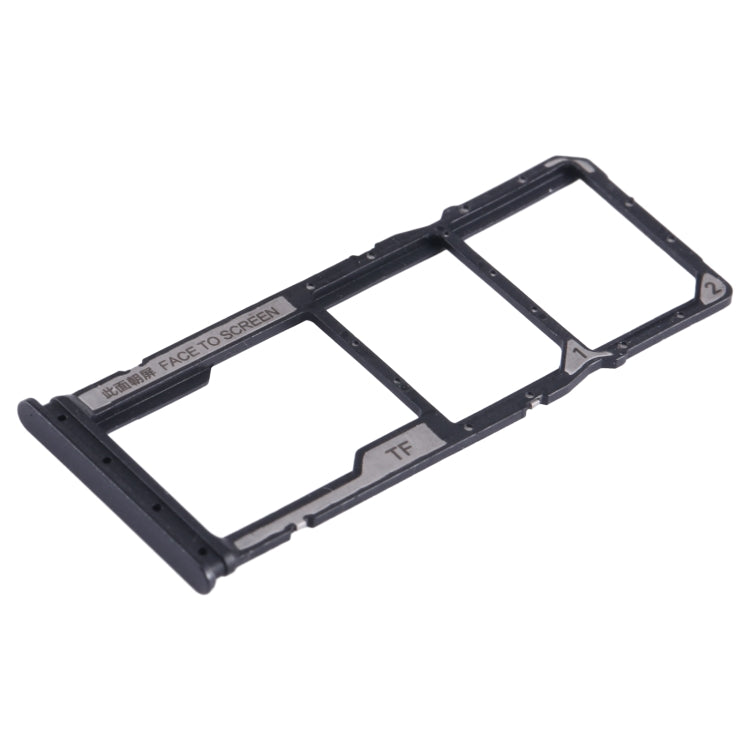 For Xiaomi Redmi 13C SIM Card Tray + SIM Card Tray + Micro SD Card Tray (Black) - Card Tray by PMC TechLife | Online Shopping South Africa | PMC TechLife | Buy Now Pay Later Mobicred