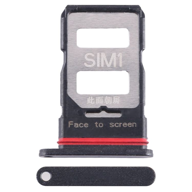 For Xiaomi Poco F5 Pro SIM Card Tray + SIM Card Tray (Black) - Card Tray by PMC TechLife | Online Shopping South Africa | PMC TechLife