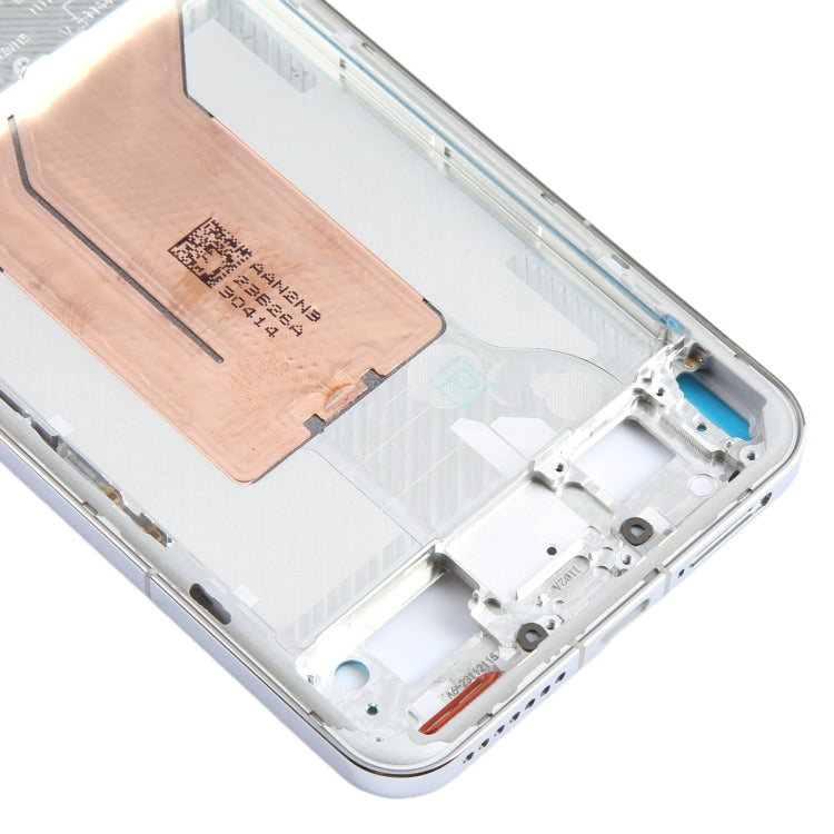 For Xiaomi 14 Pro Original Front Housing LCD Frame Bezel Plate (Silver) - Frame Bezel Plate by PMC TechLife | Online Shopping South Africa | PMC TechLife