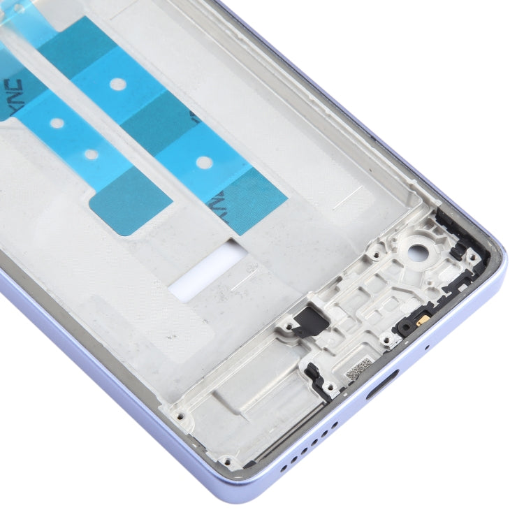 For Xiaomi Redmi Note 13 Pro 4G Original Front Housing LCD Frame Bezel Plate (Purple) - Frame Bezel Plate by PMC TechLife | Online Shopping South Africa | PMC TechLife