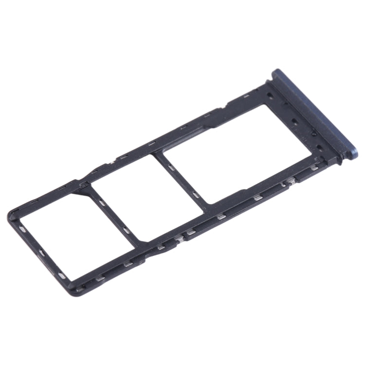 For Tecno Pova 2 SIM Card Tray + SIM Card Tray + Micro SD Card Tray (Dark Blue) - Card Tray by PMC TechLife | Online Shopping South Africa | PMC TechLife