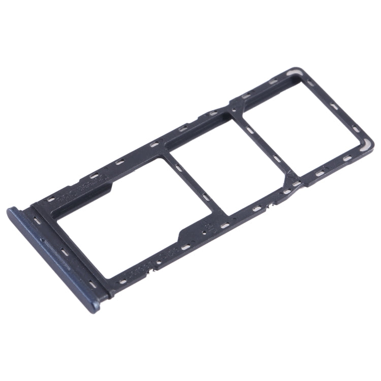 For Tecno Pop 7 Pro BF7 SIM Card Tray + SIM Card Tray + Micro SD Card Tray (Blue) - Card Tray by PMC TechLife | Online Shopping South Africa | PMC TechLife