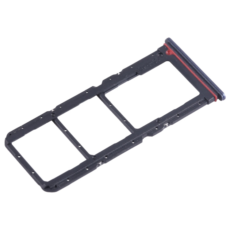 For Tecno Spark 10 Pro KI7 SIM Card Tray + SIM Card Tray + Micro SD Card Tray (Blue) - Card Tray by PMC TechLife | Online Shopping South Africa | PMC TechLife