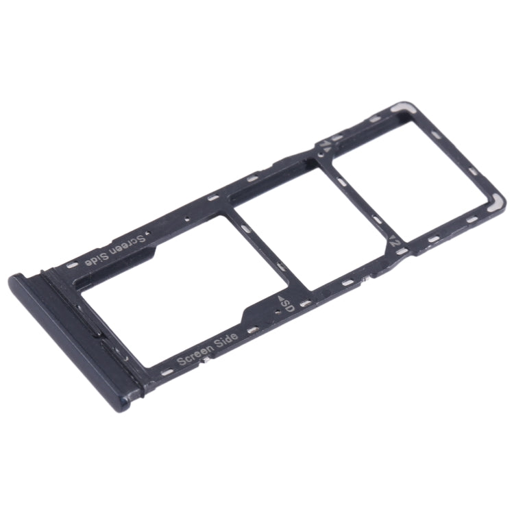 For Infinix Note 8i X683 SIM Card Tray + SIM Card Tray + Micro SD Card Tray (Black) - Card Tray by PMC TechLife | Online Shopping South Africa | PMC TechLife