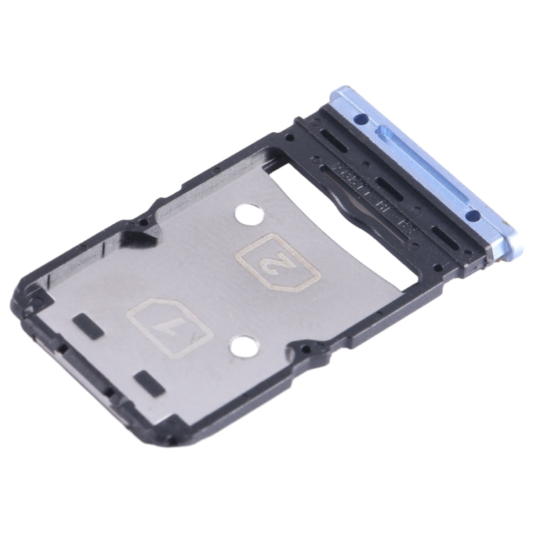 For Infinix Zero X Pro X6810 SIM Card Tray + SIM Card Tray + Micro SD Card Tray (Blue) - Card Tray by PMC Jewellery | Online Shopping South Africa | PMC Jewellery