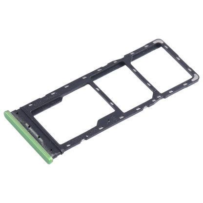 For Infinix Hot 12 X6817 SIM Card Tray + SIM Card Tray + Micro SD Card Tray (Green) - Card Tray by PMC Jewellery | Online Shopping South Africa | PMC Jewellery