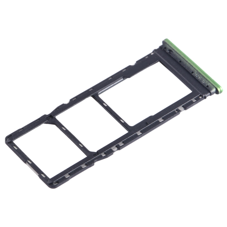 For Infinix Hot 12 X6817 SIM Card Tray + SIM Card Tray + Micro SD Card Tray (Green) - Card Tray by PMC Jewellery | Online Shopping South Africa | PMC Jewellery