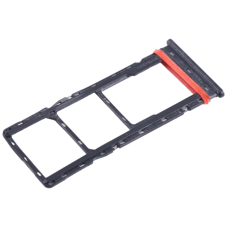 For Infinix Smart 7 X6515 SIM Card Tray + SIM Card Tray + Micro SD Card Tray (Black) - Card Tray by PMC TechLife | Online Shopping South Africa | PMC TechLife