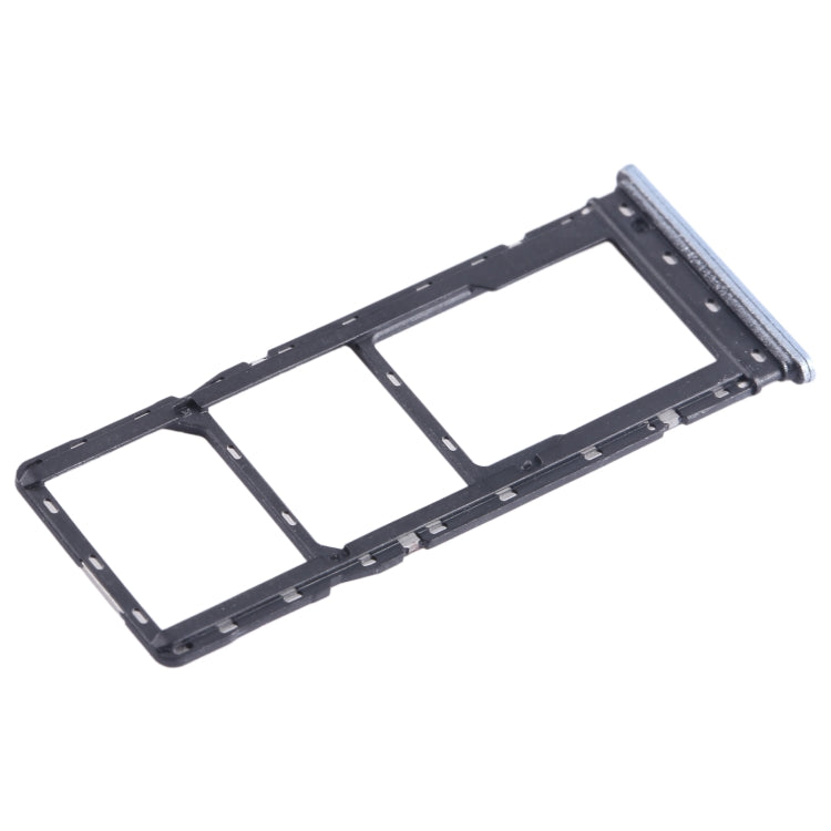 For Infinix Hot 30i X669 SIM Card Tray + SIM Card Tray + Micro SD Card Tray (Blue) - Card Tray by PMC TechLife | Online Shopping South Africa | PMC TechLife