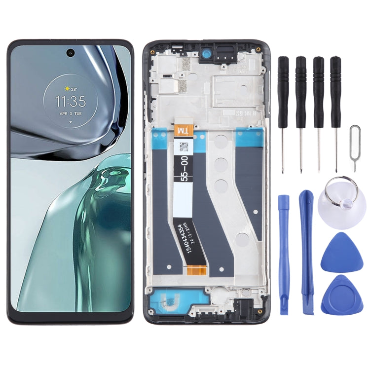 For Motorola Moto G62 India OEM LCD Screen Digitizer Full Assembly With Frame - LCD Screen by PMC TechLife | Online Shopping South Africa | PMC TechLife