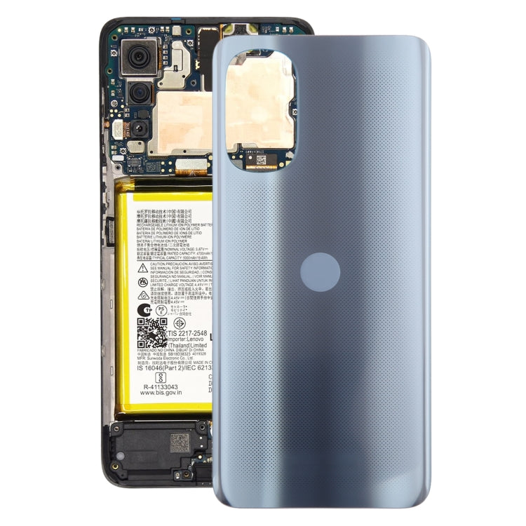 For Motorola Moto G82 Original Battery Back Cover(Black) - Back Cover by PMC TechLife | Online Shopping South Africa | PMC TechLife