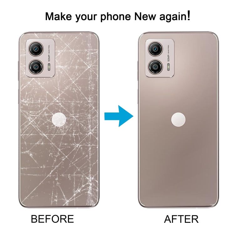 For Motorola Moto G53 Original Battery Back Cover(Gold) - Back Cover by PMC TechLife | Online Shopping South Africa | PMC TechLife