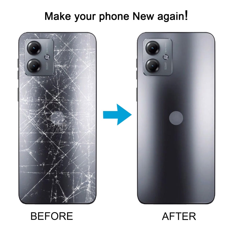For Motorola Moto G14 Original Battery Back Cover(Blue) - Back Cover by PMC TechLife | Online Shopping South Africa | PMC TechLife