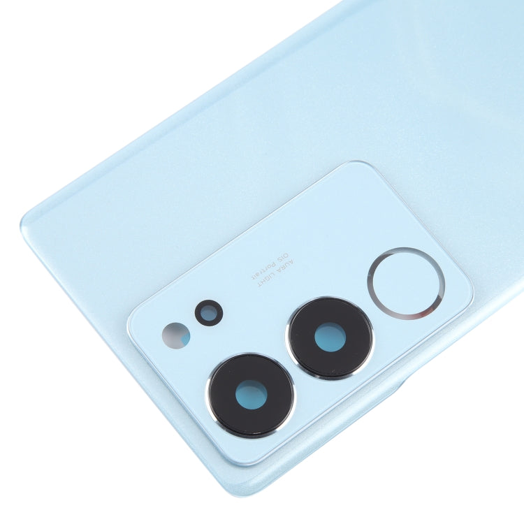For vivo V29 Original Battery Back Cover with Camera Lens Cover(Blue) - Back Cover by PMC TechLife | Online Shopping South Africa | PMC TechLife