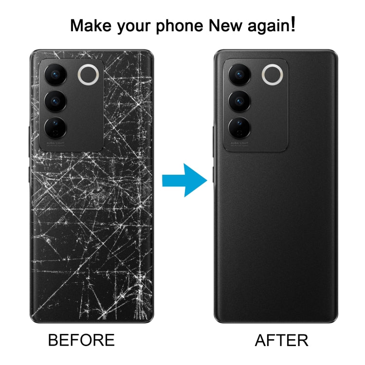 For vivo V27 Original Battery Back Cover with Camera Lens Cover(Black) - Back Cover by PMC TechLife | Online Shopping South Africa | PMC TechLife