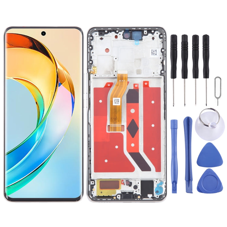 For Honor X50 Original LCD Screen Digitizer Full Assembly with Frame (Gold) - LCD Screen by PMC TechLife | Online Shopping South Africa | PMC TechLife