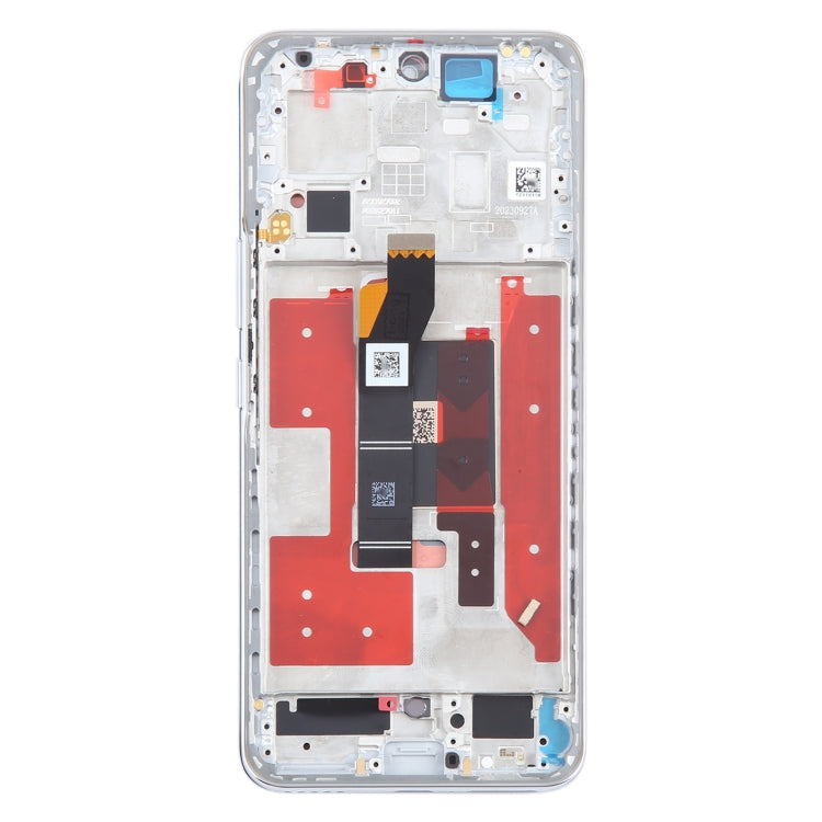For Honor 100 Original LCD Screen Digitizer Full Assembly with Frame (Silver) - free shipping - PMC TechLife - Order now!