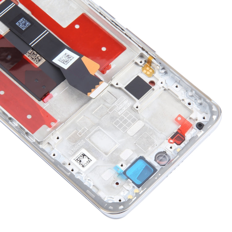 For Honor 100 Original LCD Screen Digitizer Full Assembly with Frame (Silver) - free shipping - PMC TechLife - Order now!
