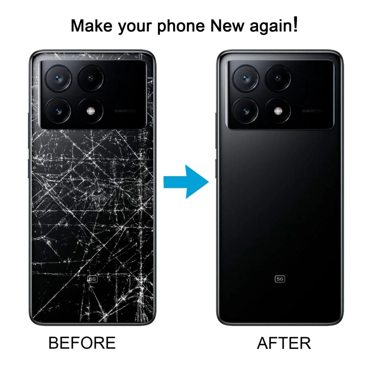 For Xiaomi Poco X6 Original Battery Back Cover(Black) - Back Cover by PMC TechLife | Online Shopping South Africa | PMC TechLife