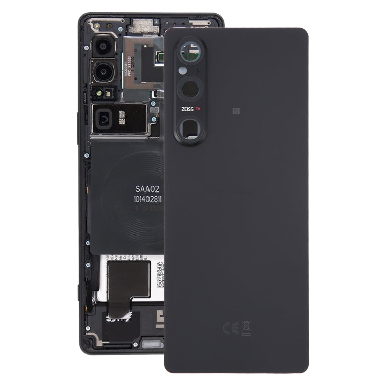 For Sony Xperia 1 V Original Battery Back Cover with Camera Lens Cover(Black) - Back Cover by PMC TechLife | Online Shopping South Africa | PMC TechLife | Buy Now Pay Later Mobicred