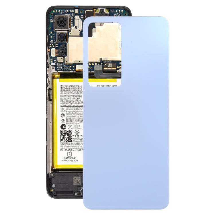 For Tecno Camon 18 Premier CH9 CH9n Original Battery Back Cover(Blue) - Back Cover by PMC Jewellery | Online Shopping South Africa | PMC Jewellery