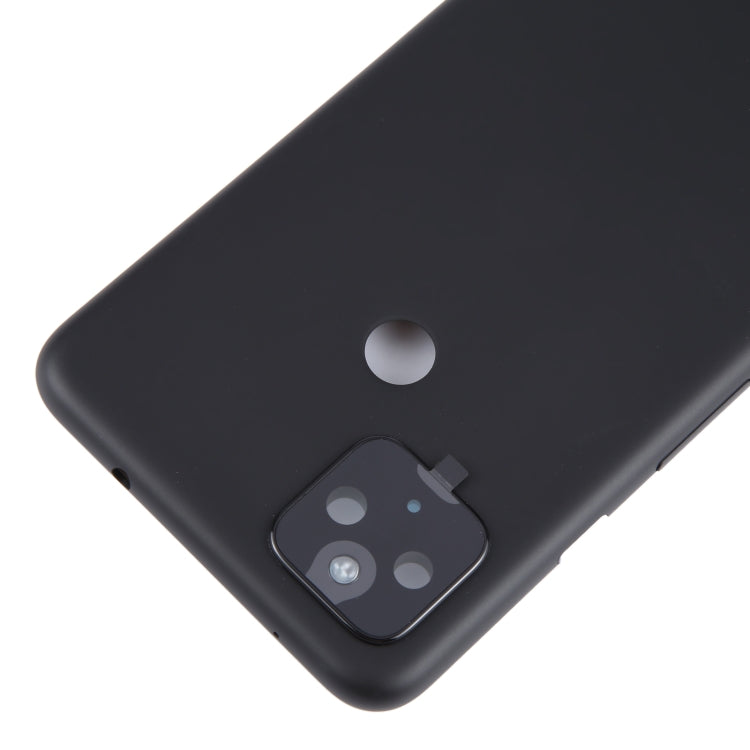 For Google Pixel 4A 5G Battery Back Cover with Camera Lens Cover(Black) - Back Cover by PMC TechLife | Online Shopping South Africa | PMC TechLife