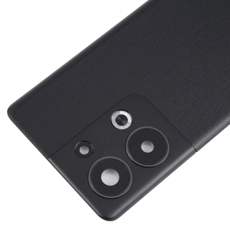 For OPPO Reno9 Pro+ Original Battery Back Cover with Camera Lens Cover(Black) - Back Cover by PMC TechLife | Online Shopping South Africa | PMC TechLife