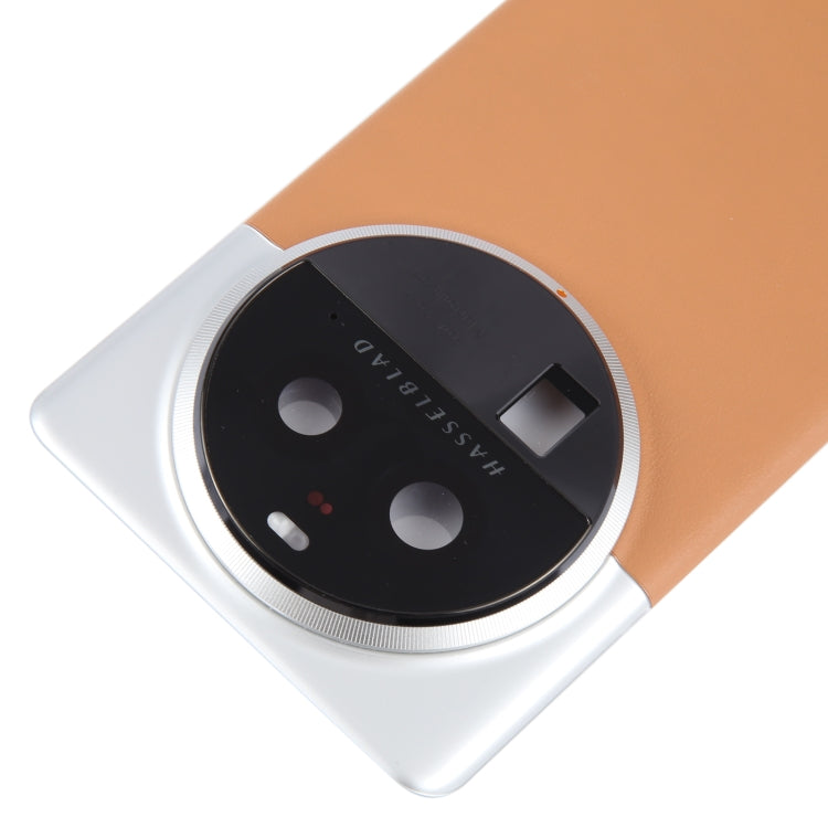 For OPPO Find X6 Pro Original Battery Back Cover with Camera Lens Cover(Brown) - free shipping - PMC TechLife - Order now!