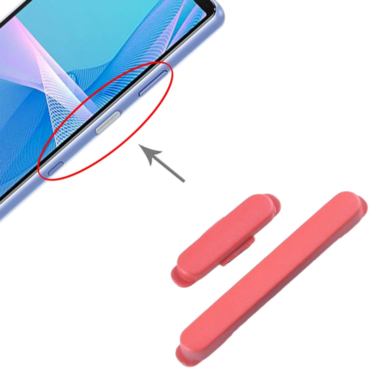 For Sony Xperia 10 III Original Power Button and Volume Control Button (Red) - Others by PMC TechLife | Online Shopping South Africa | PMC TechLife | Buy Now Pay Later Mobicred