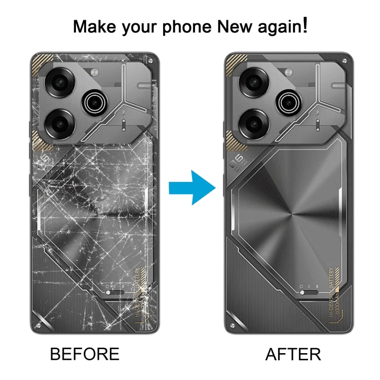 For Tecno Pova 6 Pro Original Battery Back Cover(Blue) - Back Cover by PMC TechLife | Online Shopping South Africa | PMC TechLife | Buy Now Pay Later Mobicred