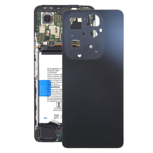 For Infinix Hot 40 X6836 Original Battery Back Cover(Black) - Back Cover by PMC Jewellery | Online Shopping South Africa | PMC Jewellery | Buy Now Pay Later Mobicred