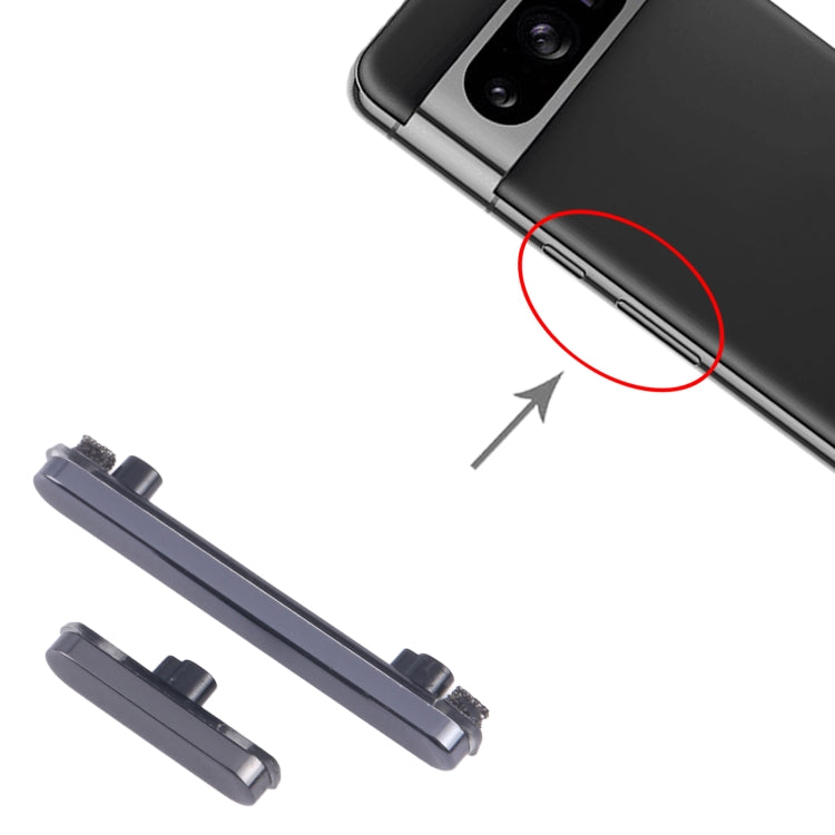 For Google Pixel 8 Pro Original Power Button and Volume Control Button (Black) - free shipping - PMC TechLife - Order now!