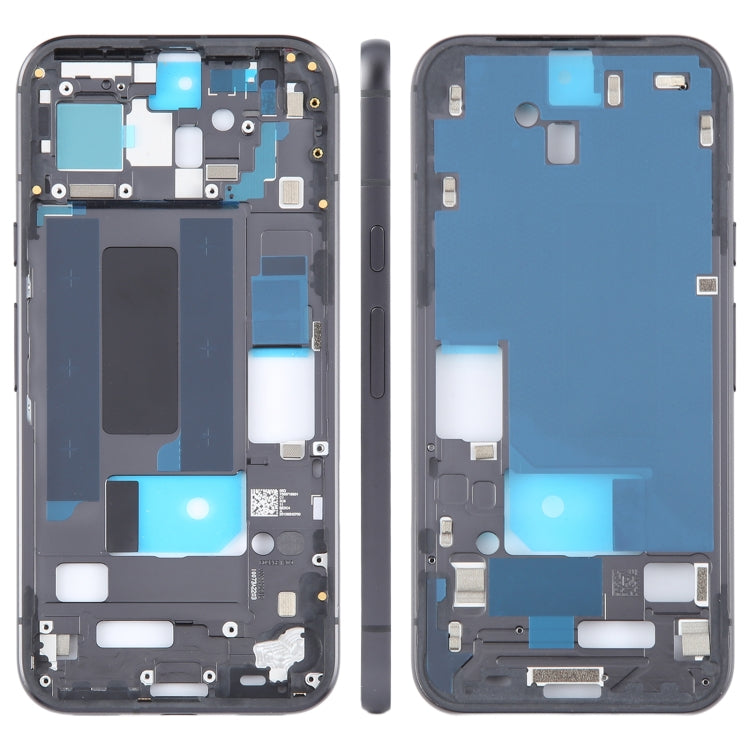 For Google Pixel 8a Original Middle Frame Bezel Plate (Black) - free shipping - PMC TechLife - Order now!