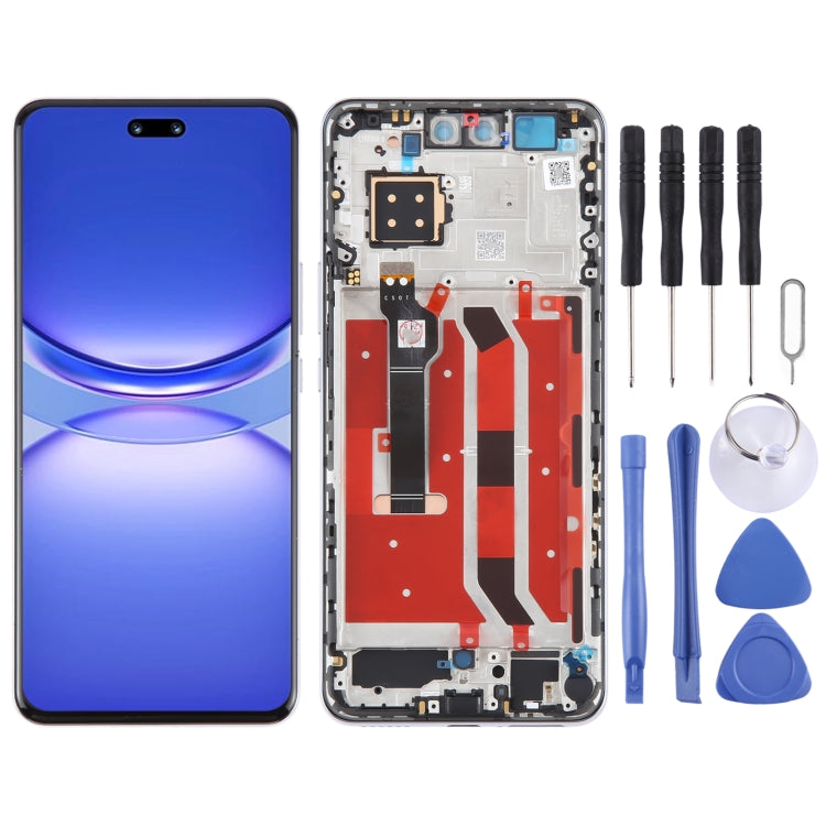 For Huawei Nova 12 Pro Original LCD Screen Digitizer Full Assembly with Frame (Silver) - LCD Screen by PMC TechLife | Online Shopping South Africa | PMC TechLife | Buy Now Pay Later Mobicred