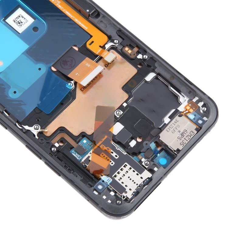 For LG V60 ThinQ US Version Original LCD Screen Digitizer Full Assembly with Frame (Black) - For LG by PMC TechLife | Online Shopping South Africa | PMC TechLife | Buy Now Pay Later Mobicred