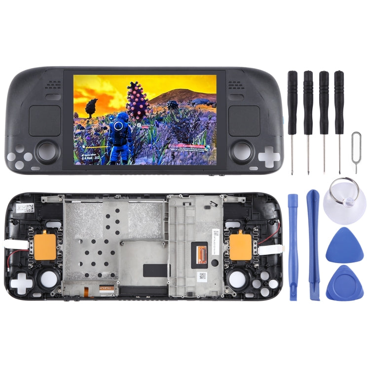 For Steam Deck Original LCD Screen Digitizer Full Assembly with Frame Frosted Version (Black) - Steam Deck Spare Parts by PMC TechLife | Online Shopping South Africa | PMC TechLife | Buy Now Pay Later Mobicred