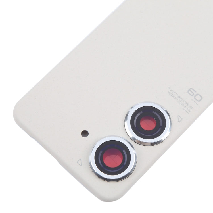 For Asus Zenfone 9 AI2202 Original Battery Back Cover with Camera Lens Cover(White) - Back Cover by PMC TechLife | Online Shopping South Africa | PMC TechLife | Buy Now Pay Later Mobicred