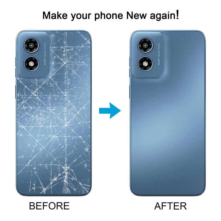 For Motorola Moto G Play 2024 Original Battery Back Cover(Blue) - free shipping - PMC Jewellery - Order now!