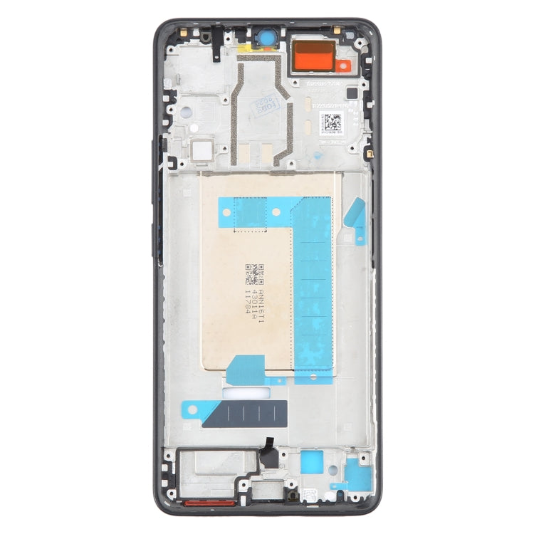 For Xiaomi Redmi Turbo 3 Original Front Housing LCD Frame Bezel Plate (Black) - Frame Bezel Plate by PMC Jewellery | Online Shopping South Africa | PMC Jewellery | Buy Now Pay Later Mobicred