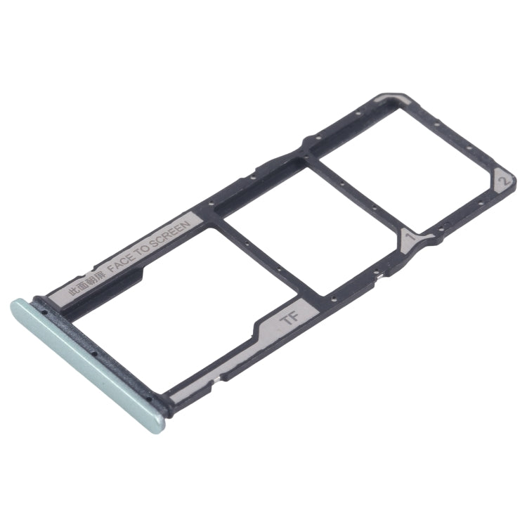 For Xiaomi Poco M6 Original SIM Card Tray + SIM Card Tray + Micro SD Card Tray (Green) - Card Tray by PMC Jewellery | Online Shopping South Africa | PMC Jewellery | Buy Now Pay Later Mobicred