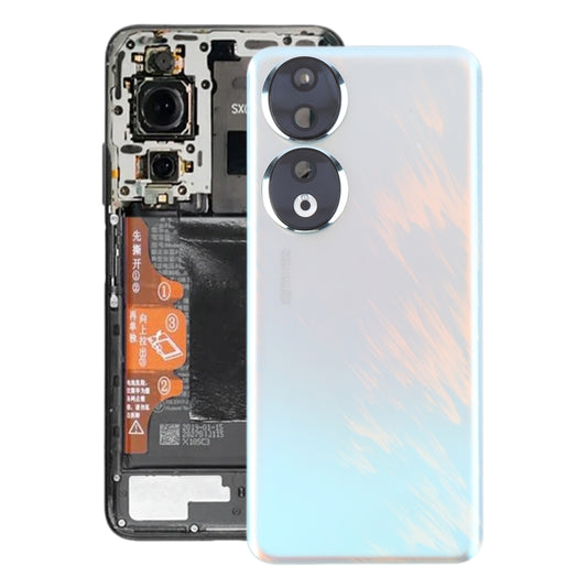 For Honor 90 Battery Back Cover with Camera Lens(Blue) - Back Cover by PMC Jewellery | Online Shopping South Africa | PMC Jewellery | Buy Now Pay Later Mobicred