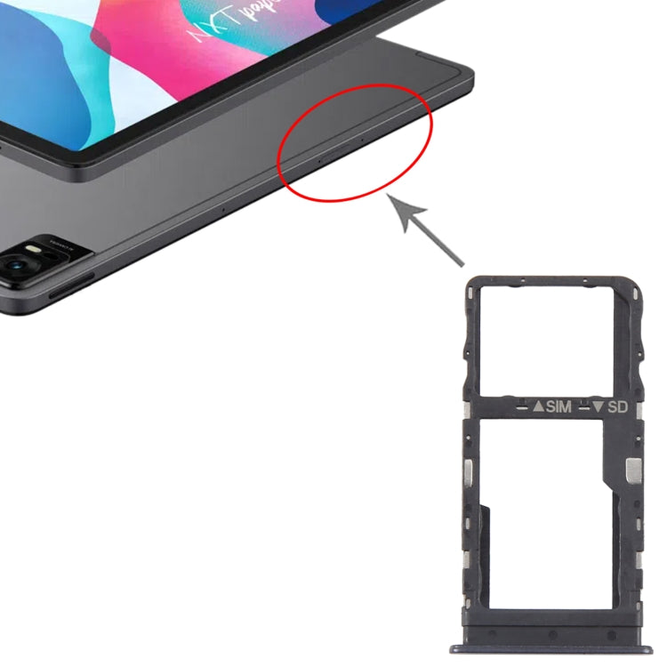 For TCL NxtPaper 11 Original SIM Card Tray + Micro SD Card Tray (Grey) - For TCL by PMc TechLife | Online Shopping South Africa | PMc TechLife | Buy Now Pay Later Mobicred