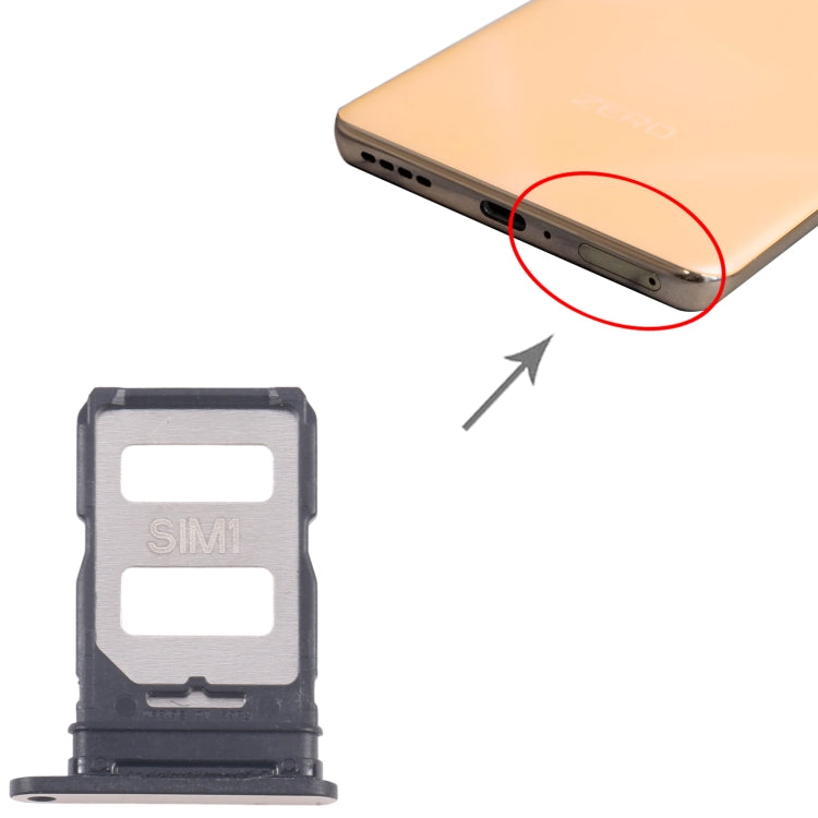 For Infinix Zero 30 4G X6731 5pcs SIM Card Tray + SIM Card Tray (Gold) - Card Tray by PMc TechLife | Online Shopping South Africa | PMc TechLife | Buy Now Pay Later Mobicred
