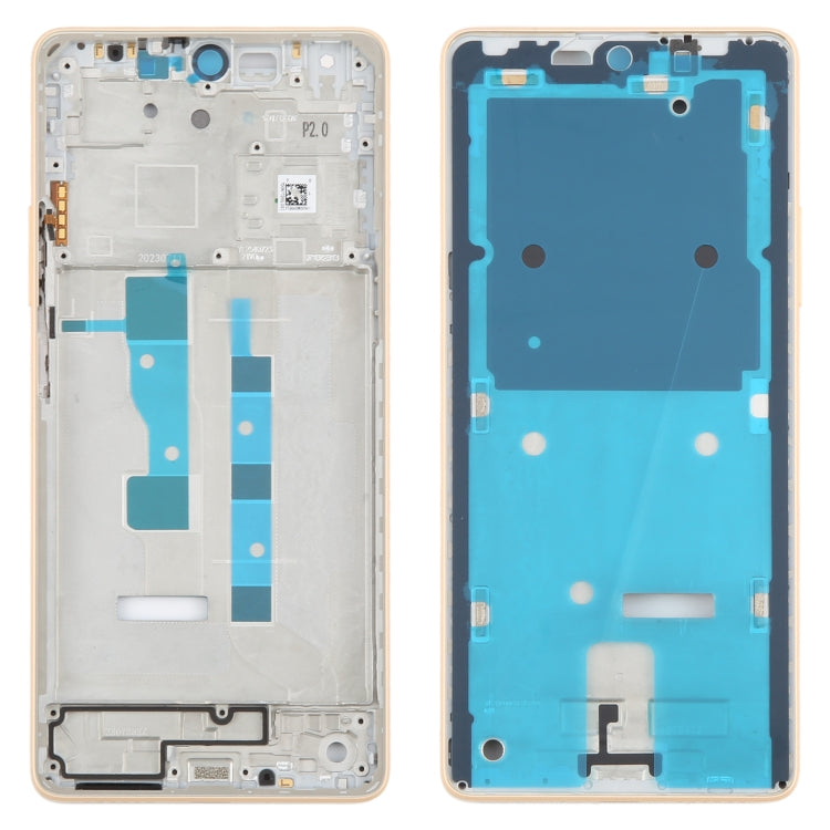 For Xiaomi Poco X6 Neo Original Middle Frame Bezel Plate (Orange) - Frame Bezel Plate by PMC TechLife | Online Shopping South Africa | PMC TechLife | Buy Now Pay Later Mobicred