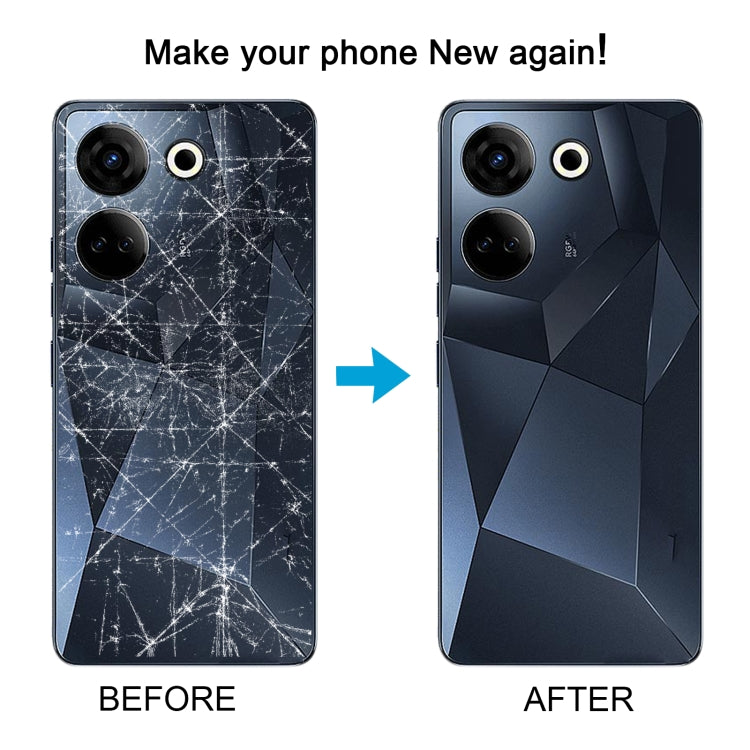 For Tecno Camon 20 Original Battery Back Cover(Green) - Back Cover by PMc TechLife | Online Shopping South Africa | PMc TechLife | Buy Now Pay Later Mobicred