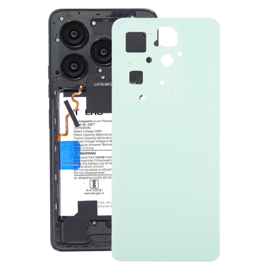 For Infinix Hot 40 Pro X6837 Original Battery Back Cover(Green) - Back Cover by PMC Jewellery | Online Shopping South Africa | PMC Jewellery | Buy Now Pay Later Mobicred