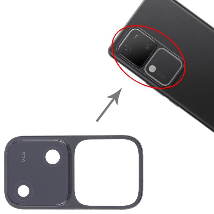 For vivo V30 5G Original Rear Camera Lens Cover (Black) - Camera Parts by PMc TechLife | Online Shopping South Africa | PMc TechLife | Buy Now Pay Later Mobicred