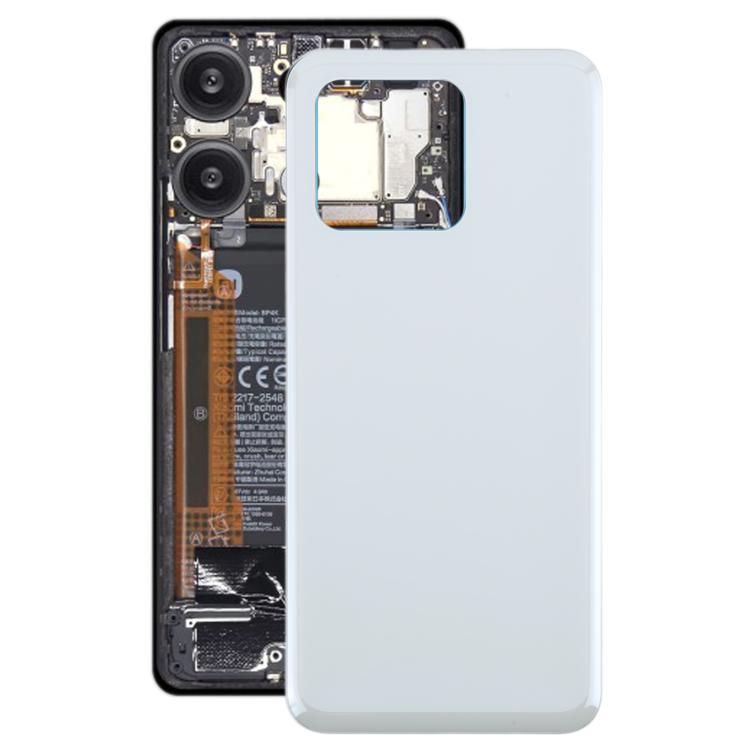 For Xiaomi 13 OEM Battery Back Cover(White) - Back Cover by PMc TechLife | Online Shopping South Africa | PMc TechLife | Buy Now Pay Later Mobicred