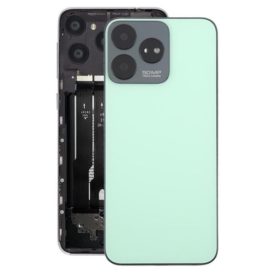 For ZTE Axon 50 Lite 8050 Glass Battery Back Cover with Middle Frame / Camera Lens Cover(Green) - For ZTE by PMC Jewellery | Online Shopping South Africa | PMC Jewellery | Buy Now Pay Later Mobicred